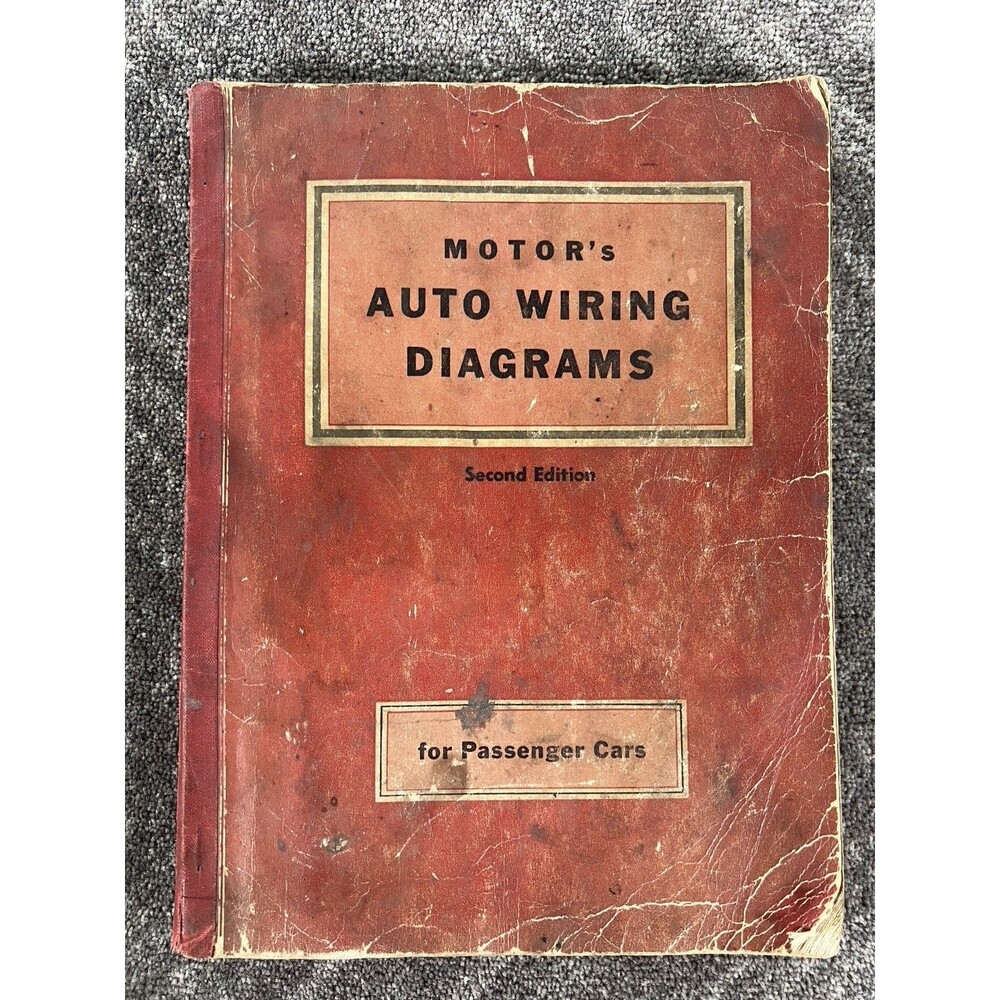 Motor's Auto Wiring Diagrams for Passenger Cars 1954 Second Edition
